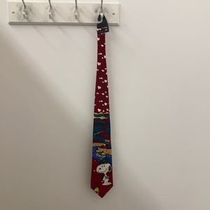 Peanuts Snoopy & Woodstock Camping Adventures Tie